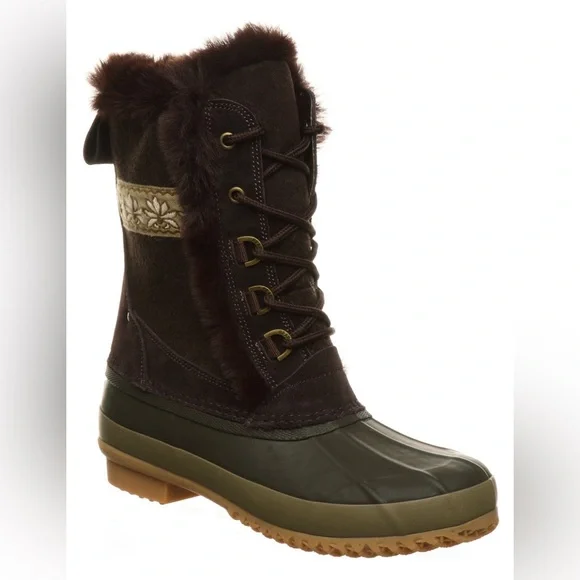 Women’s BearPaw Tess Chocolate Snow Boot - Picture 4 of 6